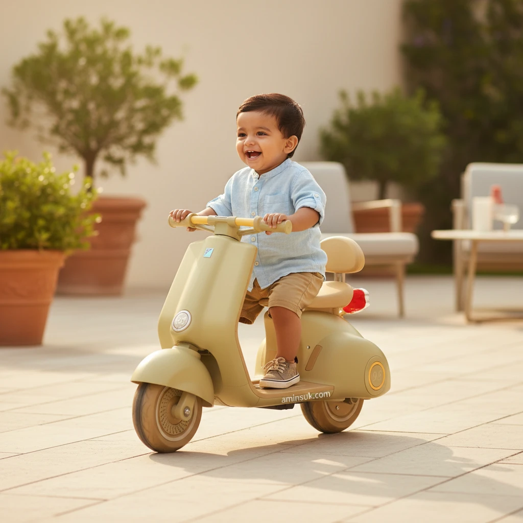 Children’s Electric Sport Moto Scooter thumbnail 6